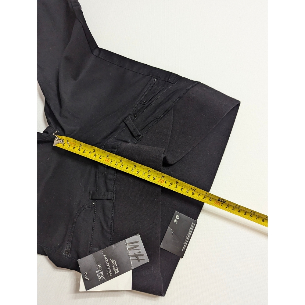 H&M MAMA Super Stretch Black Slim Leg Maternity Pants Size 6 - Picture 12 of 15